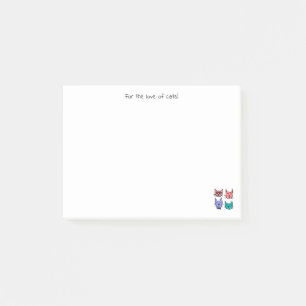 Uit liefde voor katten! Post-It Notes