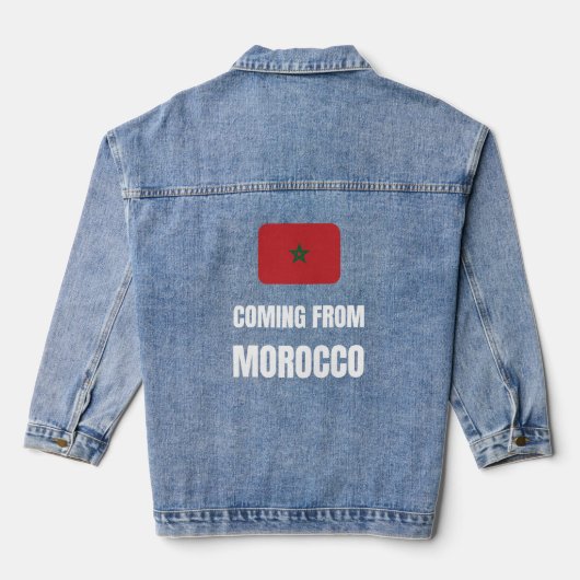 Uit Marokko Denim Jacket (Achterkant)