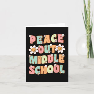 Uit middelbare school Afstuderen Groovy Laatste da Kaart