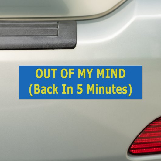 Uit mijn Bumpersticker (Op auto)