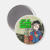 Uit mijn gedachten magneet (Voorkant / Achterkant)