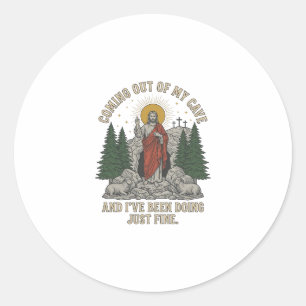 Uit mijn grot komend Opstanding Lyric Shirt Des Ronde Sticker