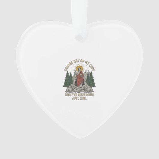 Uit mijn grot komend Verrijzenis Lied Shirt Des Ornament (voorkant)
