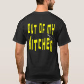 Uit mijn KeukenGezegde Funny Cooking T-shirt (Achterkant)