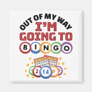Uit mijn weg ga ik naar Bingo Magneet