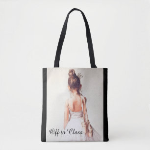 Uit naar klasse: Een balletdansCanvas tas