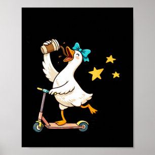 Uit om emoties te reguleren gans grappige geesteli poster