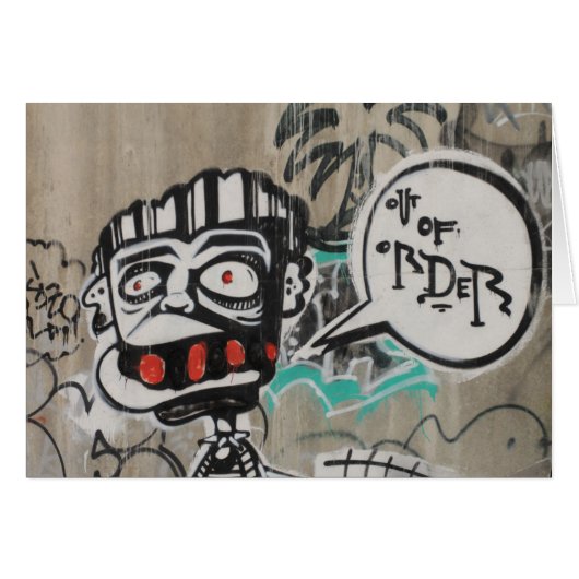 Uit orde graffiti (Voorkant Horizontaal)