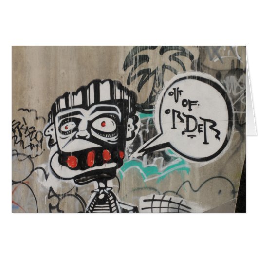 Uit orde graffiti (Voorkant Horizontaal)