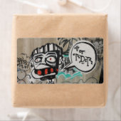 Uit orde graffiti etiket (Insitu)