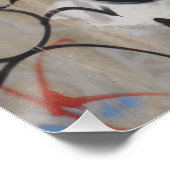 Uit orde graffiti perfect poster (Hoek)