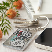 Uit orde graffiti sleutelhanger (Voorkant Rechts)