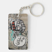 Uit orde graffiti sleutelhanger (achterkant)