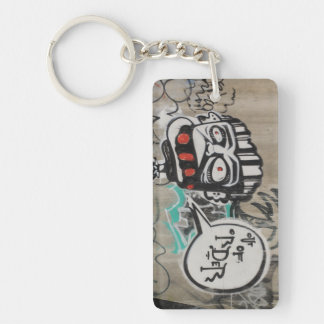 Uit orde graffiti sleutelhanger