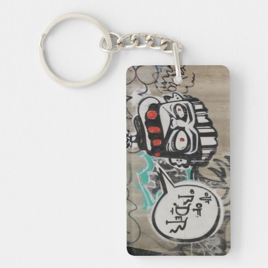 Uit orde graffiti sleutelhanger (Voorkant)