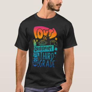 Uit quarantaine naar derde klas terug naar school t-shirt