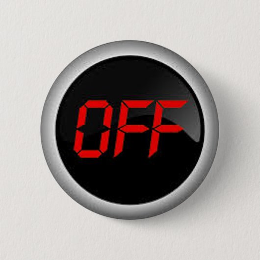 uit ronde button 5,7 cm (Voorkant)