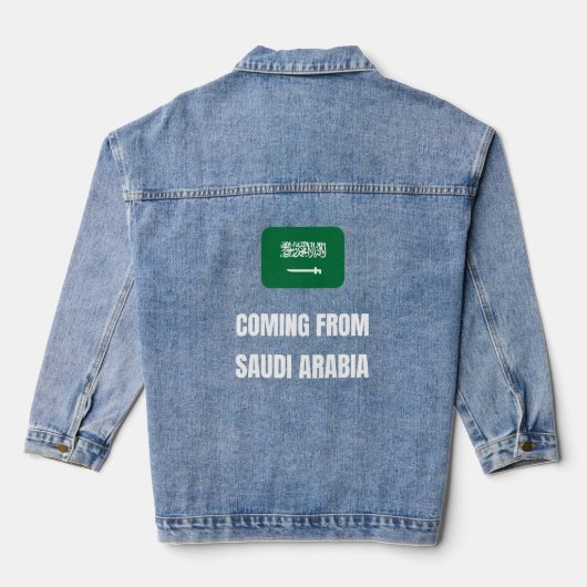Uit Saudi-Arabië komen Denim Jacket (Achterkant)