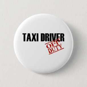 UIT-TAXI-DRIVER LICHT RONDE BUTTON 5,7 CM