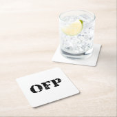 UIT VIERKANTE KARTONNEN ONDERZETTER (Insitu)