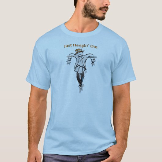 Uit Vogelverschrikker enkel Hangin T-shirt (Voorkant)