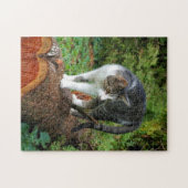 Uit voor een rol - Kat Puzzle Legpuzzel (Horizontaal)