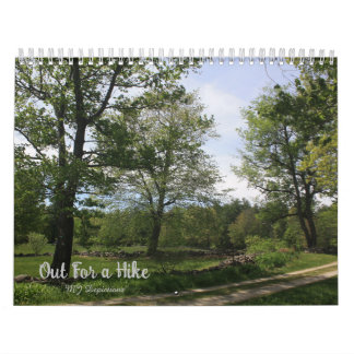 Uit voor een wandeling Schilderachtig kalender