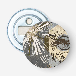 Uitbarstende tegels I Button Flesopener