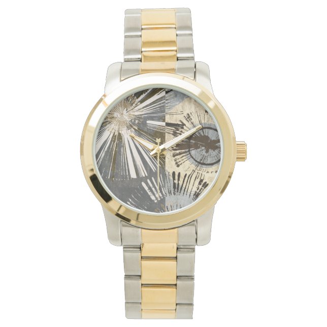 Uitbarstende Tegels I Horloge (Voorkant)