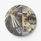 Uitbarstende Tegels I Papieren Bordje (Voorkant)