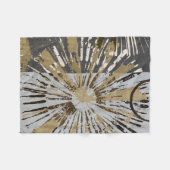 Uitbarstende Tegels III Fleece Deken (Voorkant (Horizontaal))