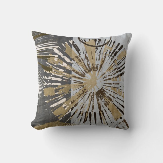 Uitbarstende Tegels III Kussen (Voorkant)