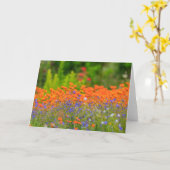 Uitbarsting van kleur kaart (Gele Bloem)