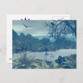 Uitbarsting van Natuur Briefkaart (Voorkant / Achterkant)