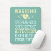 Uitbarstingen van Affection custom mousepad Muismat (Met muis)