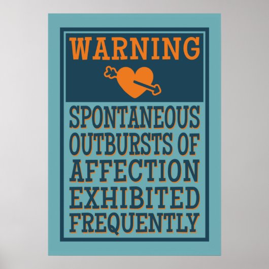 Uitbarstingen van het Affection poster (Voorkant)