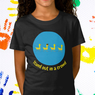 Uitblinkende Schattige Motiverende Eenden T-shirt