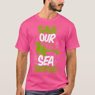 Uitbraakcitaat van schildpadden t-shirt