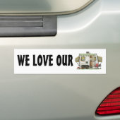 Uitbreidbare hybride aanhangwagen bumpersticker (Op auto)