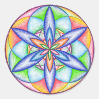 Uitbreidende Bloemmacht Ronde Sticker