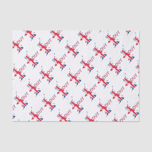 UITBREIDING UNION JACK TISSUEPAPIER (Voorkant)