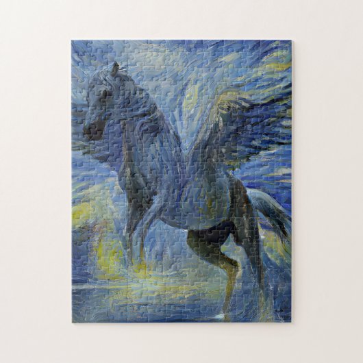 Uitdagende Pegasus puzzel Legpuzzel (Verticaal)