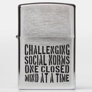 Uitdagende sociale normen - Zippo Lighter!
