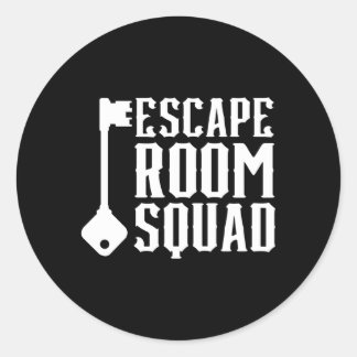 Uitdaging Gamed Locked Escape Room Squad Mystery Ronde Sticker