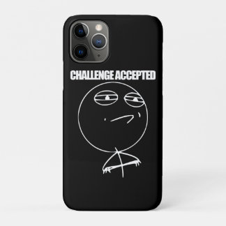 Uitdaging geaccepteerd iPhone 11 pro hoesje