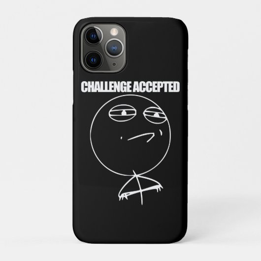 Uitdaging geaccepteerd Case-Mate iPhone case (Achterkant)