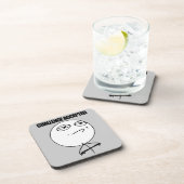 Uitdaging geaccepteerd drankjes onderzetter (Rechterzijde)