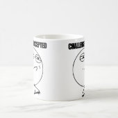 Uitdaging geaccepteerd koffiemok (Center)