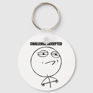 Uitdaging geaccepteerd - Sleutelhanger