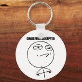Uitdaging geaccepteerd - Sleutelhanger (Voorkant)